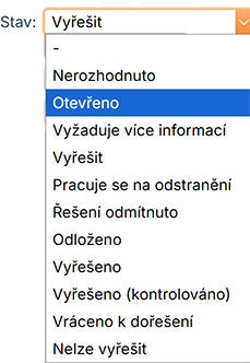 Stav problému
