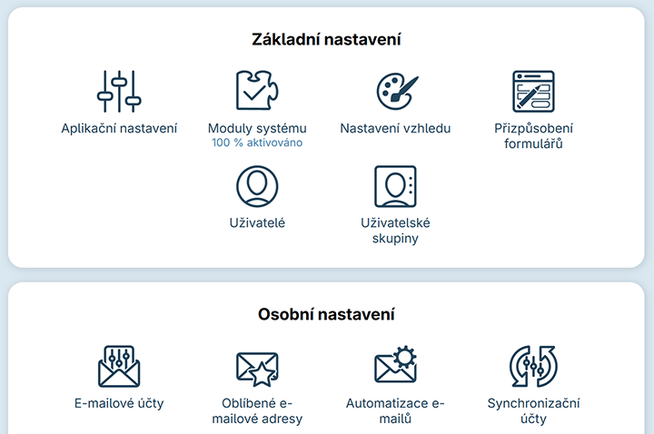 Nastavení