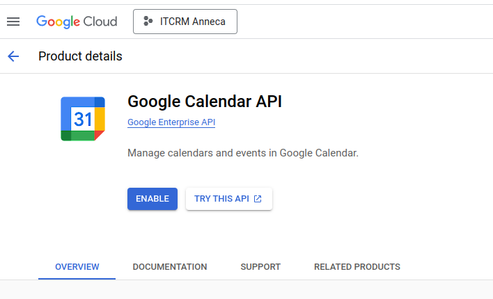Calendar api